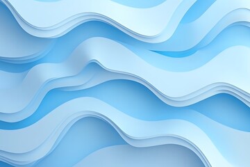 Fototapeta premium Light ice blue gradient background with smooth finish