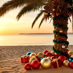 Weihnachten am meer