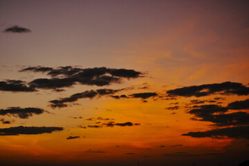 Obraz premium sunset over the sea