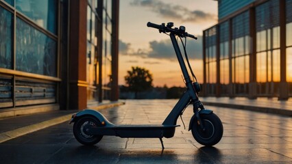 Electric scooters offer a practical and sustainable way to navigate city streets, combining modern design with green technology