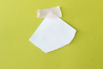 torn rip paper with masking tape