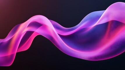 Fototapeta premium Colorful Flowing Glass and Liquid-like Abstract Shapes in Futuristic Digital Art Renderings