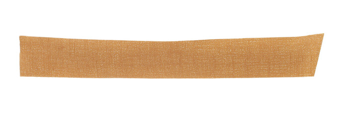 adhesive bandage line isolated on white background