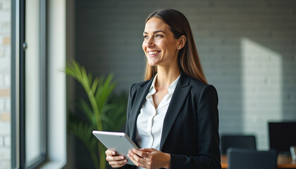 Successful Business Woman in Modern Office
