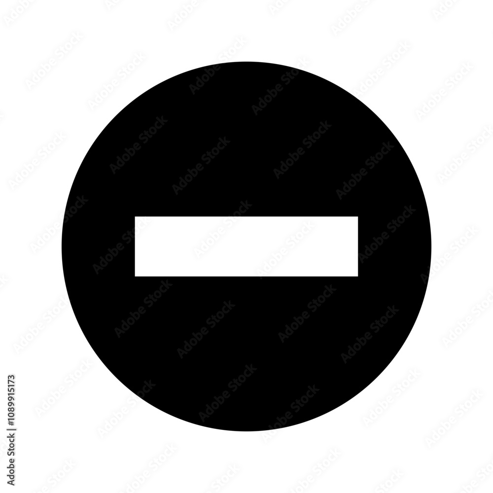 Fototapete cancel icon. cancel vector illustration on white background for web and apps.
