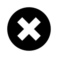 Obraz premium cancel icon. cancel vector illustration on white background for web and apps.