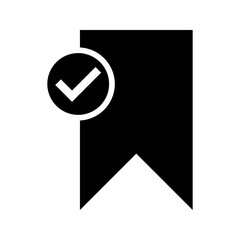 Bookmark icon, bookmark vector illustration