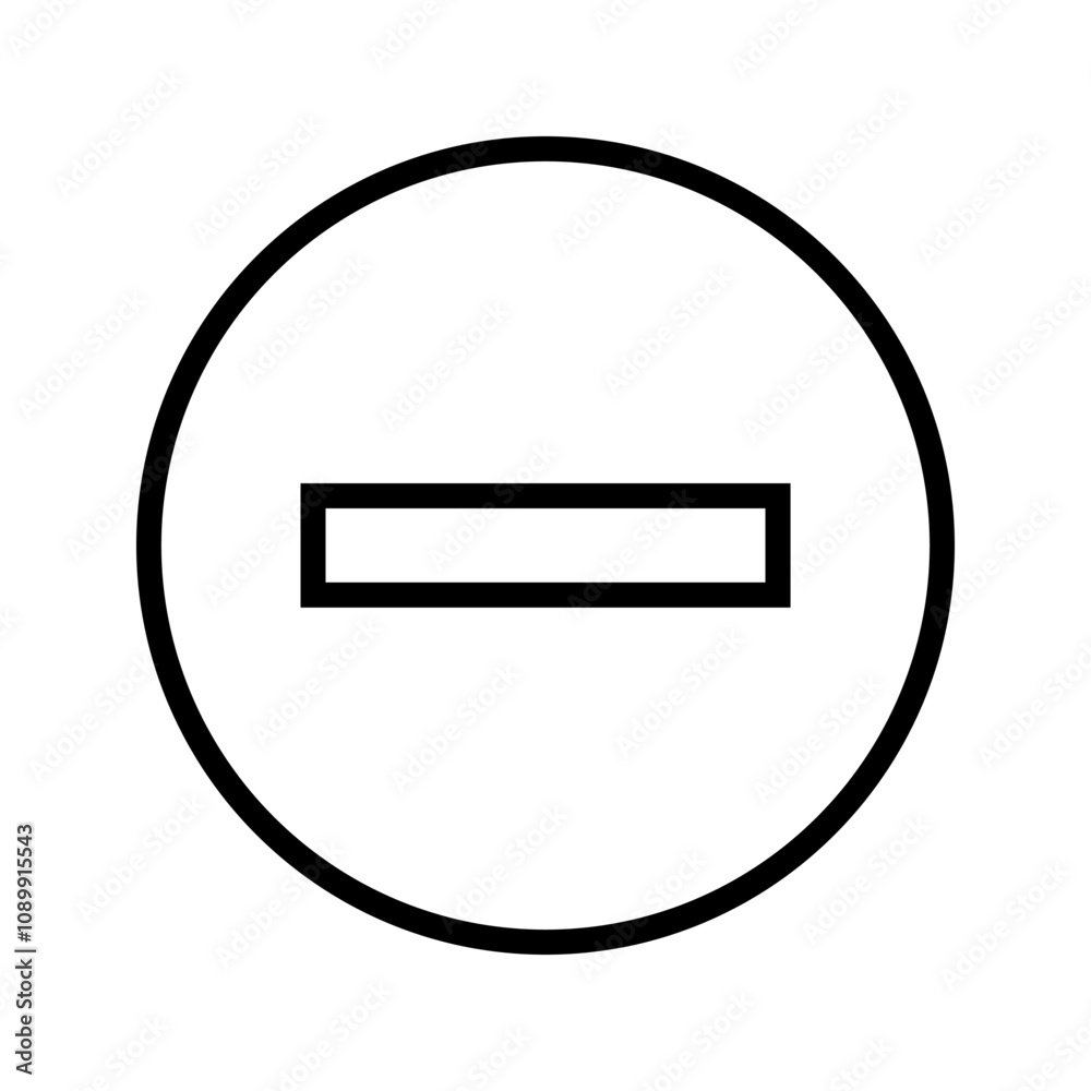 Fototapete cancel icon. cancel vector illustration on white background for web and apps.