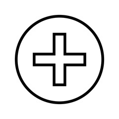 Obraz premium Plus icon simple vector perfect illustration