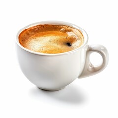 Obraz premium Hot coffee espresso in a cup