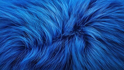 Obraz premium blue fur texture top view. blue sheepskin background. Fur pattern. Texture of blue shaggy