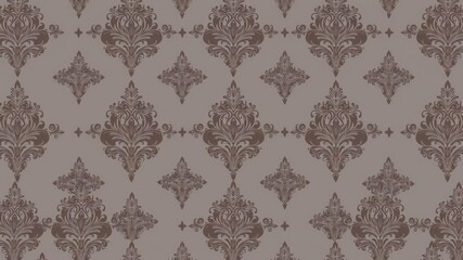 Fototapeta premium Elegant background featuring a classic damask pattern in rich colors, ornate, damask
