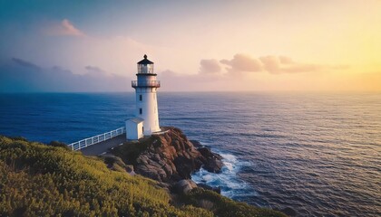 Fototapeta premium lighthouse on the coast of state 