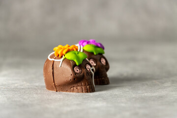 chocolate skulls, Mexican tradition