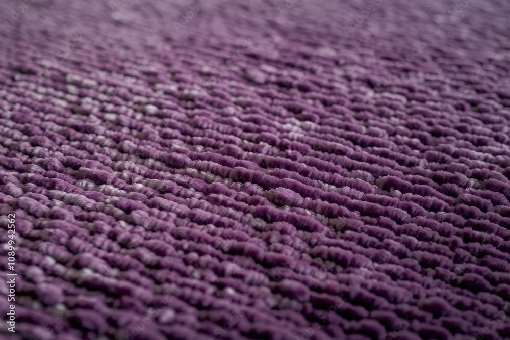Poster Close up of purple textured fabric with a soft  fuzzy surface.