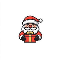 Fototapeta premium Santa Claus isolated on white background