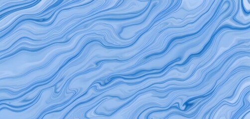 Obraz premium Mesmerizing Swirling Blue and White Abstract Pattern with Liquid-Like Movement Created with Generative AI