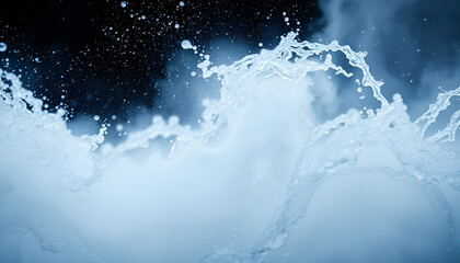 Obraz premium high-quality textures of dynamic motion, combining water splashes, smoke, or light effects for backgrounds.