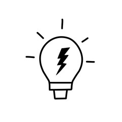 lamp energy icon
