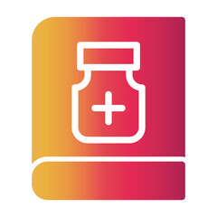 Fototapeta premium book Gradient icon