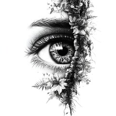 All-seeing eye tattoo design