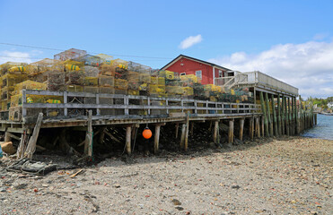 Lobster cages - Little Island Marine, Maine