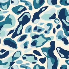 Fototapeta premium Stylized Animal Print Seamless Pattern in Contemporary Style with Unique Colors and Textures