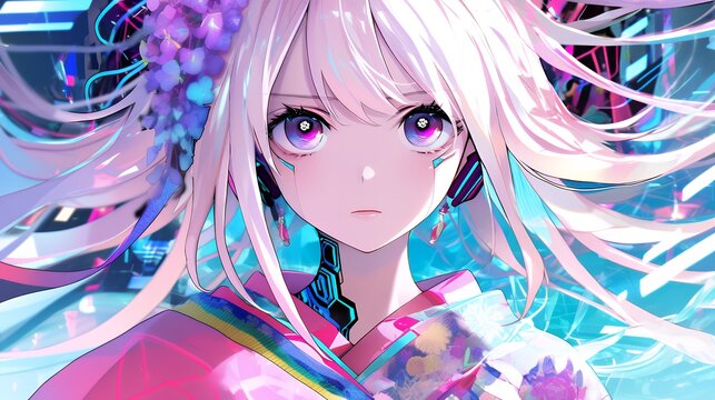 アニメスタイル 　japanese anime style