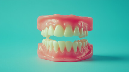 Obraz premium teeth and dental floss