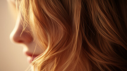 Obraz premium Hair with Subtle Baby Lights Highlights