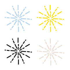 Obraz premium It is a fireworks illustration.