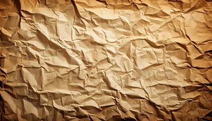 Crinkled paper texture, slightly worn for a vintage feel. generative ai
