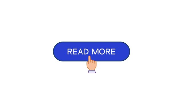 Animated read more Buttons on white background