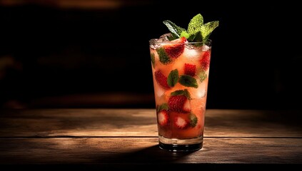 Refreshing Strawberry Mint Cocktail: A Summer Delight