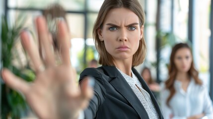 Obraz premium Workplace Harassment Prevention: Implementing anti-harassment policies and offering training programs to ensure a respectful and secure workplace for all employees. 
