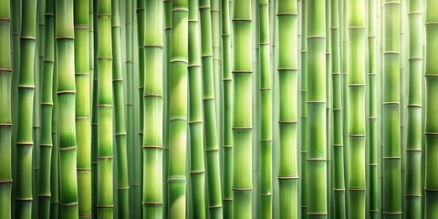 Obraz premium Lush Green Bamboo Forest A Serene and Textured Natural Background