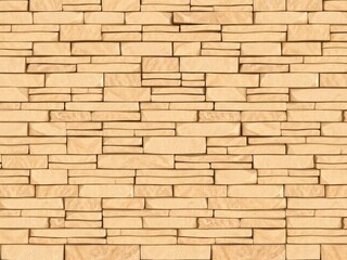 Fototapeta premium Polished tiles arranged in herringbone pattern on textured natural stone wall background, natural stone, arranged, wall