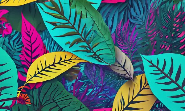 leafes seamless pattern