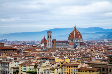 Obraz premium Daytime view of the skyline of Florence, Italy