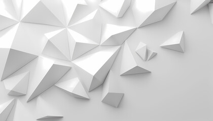 Fototapeta premium abstract geometric shape whita background
