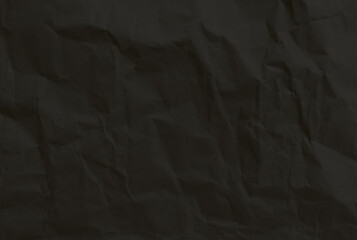 しわのあるクラフト紙 ブラック 黒 皺 夜 ダーク