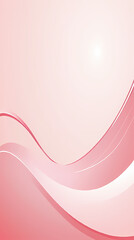 Abstract Pink and White Curved Lines Background