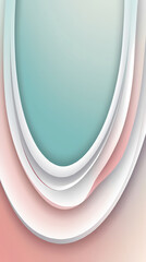 Abstract Background with Overlapping Curves and Gradient Colors