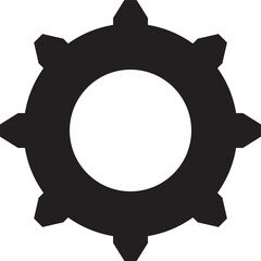Fototapeta premium Gear Icon Illustration 