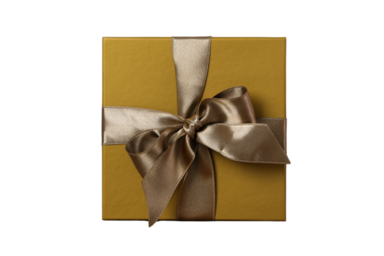 PNG, Mystery box, golden square boxes isolated on white background.