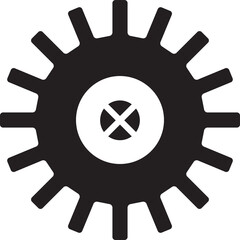Obraz premium Gear Icon Illustration 
