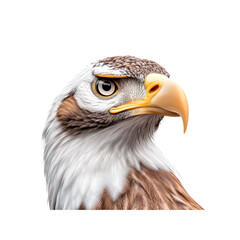 Obraz premium Majestic Eagle Headshot Powerful Bird of Prey Portrait
