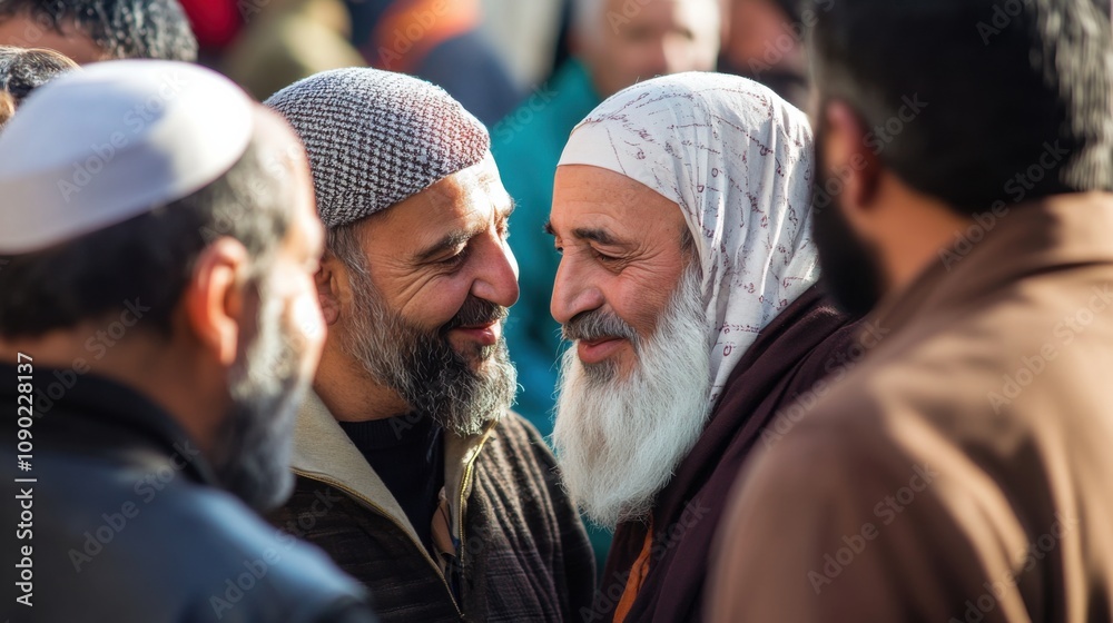 Poster interfaith dialogue and cooperation in urban forums: portraying mutual respect and understanding amo