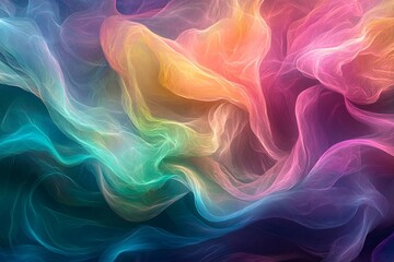 Obraz premium Colorful abstract smoke or cloud texture background.