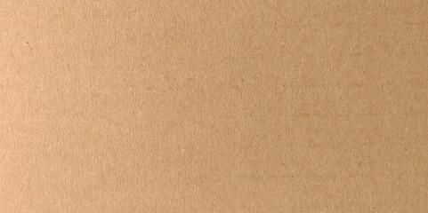 Background of brown kraft paper or cardboard texture. Abstract pattern of beige rough carton, old paper sheet, parchment or papyrus surface, vector